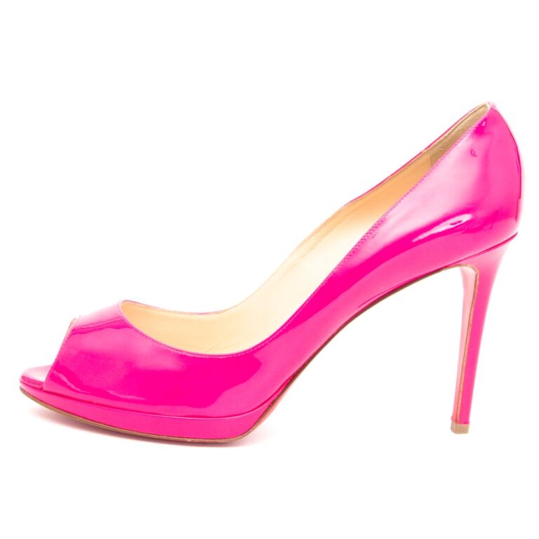 靴 Christian Louboutin pink pumps Christian Louboutin | Hot Chick 100 pink patent pumps