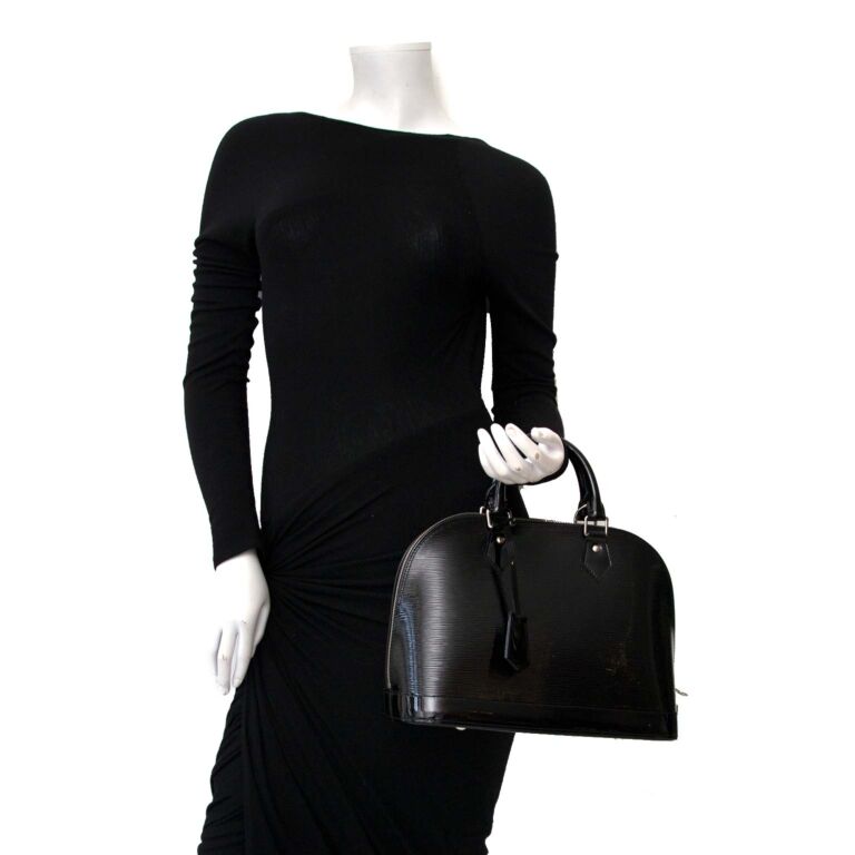 Louis Vuitton Alma PM in Black Patent Leather-Great Condition!