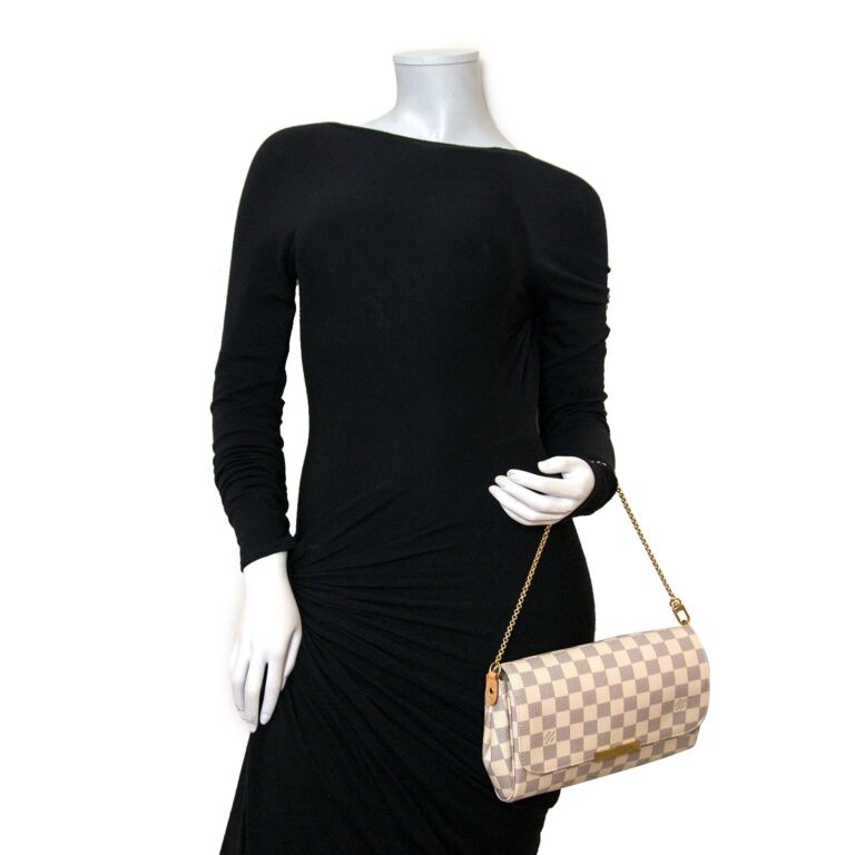 Louis-Vuitton-Damier-Azur-Favorite-MM-2Way-Hand-Bag-N41275 – dct-ep_vintage  luxury Store