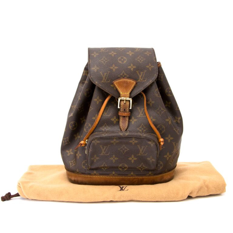 Montsouris MM, Used & Preloved Louis Vuitton Backpack, LXR USA, Brown