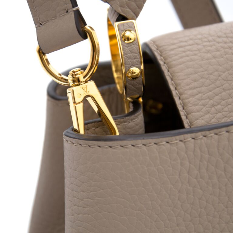 Louis Vuitton Taupe Leather Since 1854 Capucines BB, myGemma