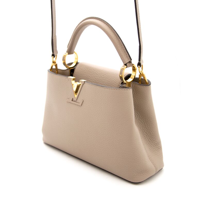 Capucines Louis Vuitton Capucine Taupe Leather ref.64216 - Joli Closet