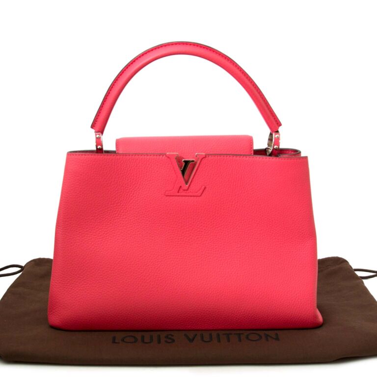 Louis Vuitton Capucines MM Corail ○ Labellov ○ Buy and Sell Authentic Luxury