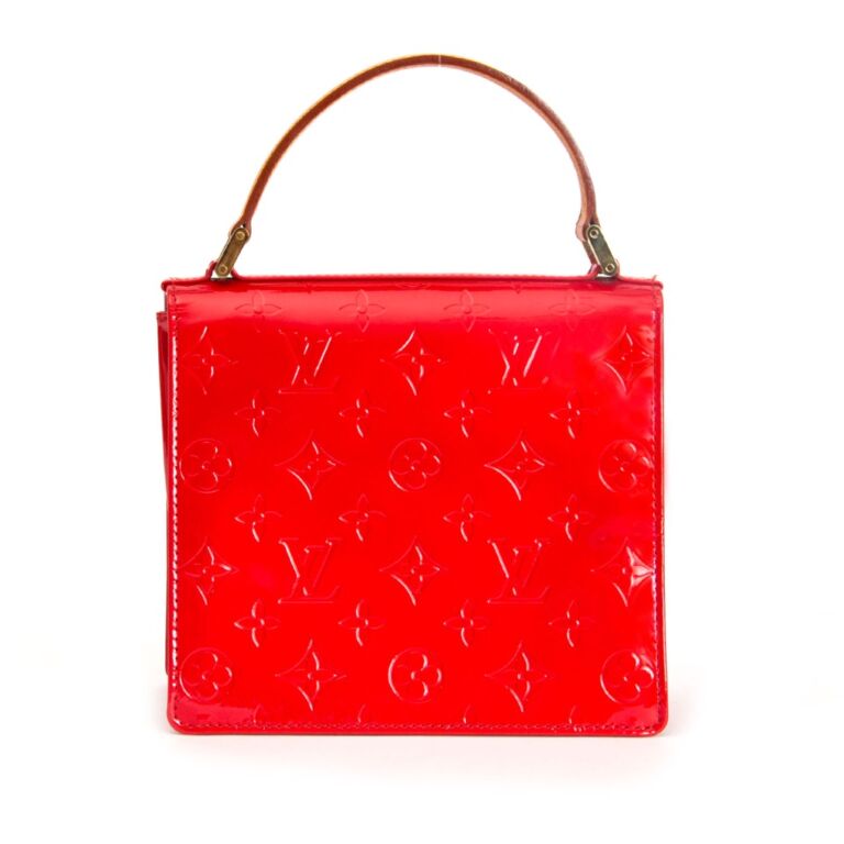 louis vuitton lv summit drive hand bag tote bag m93513 vernis red