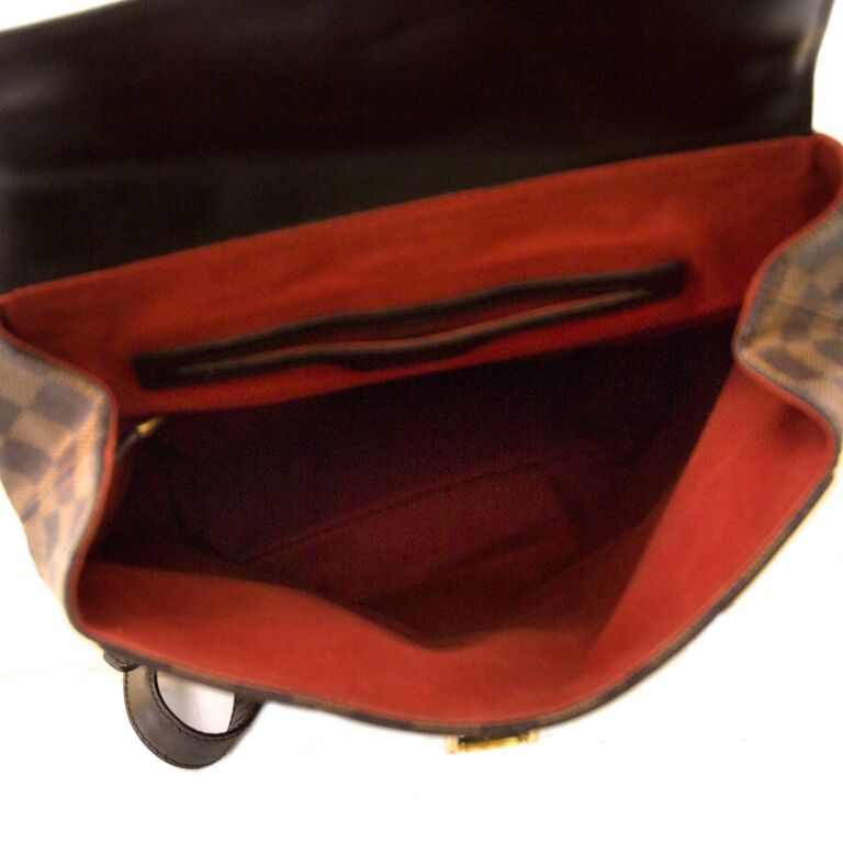 Louis Vuitton Damier Ebene Soho Backpack Leather ref.351414 - Joli Closet