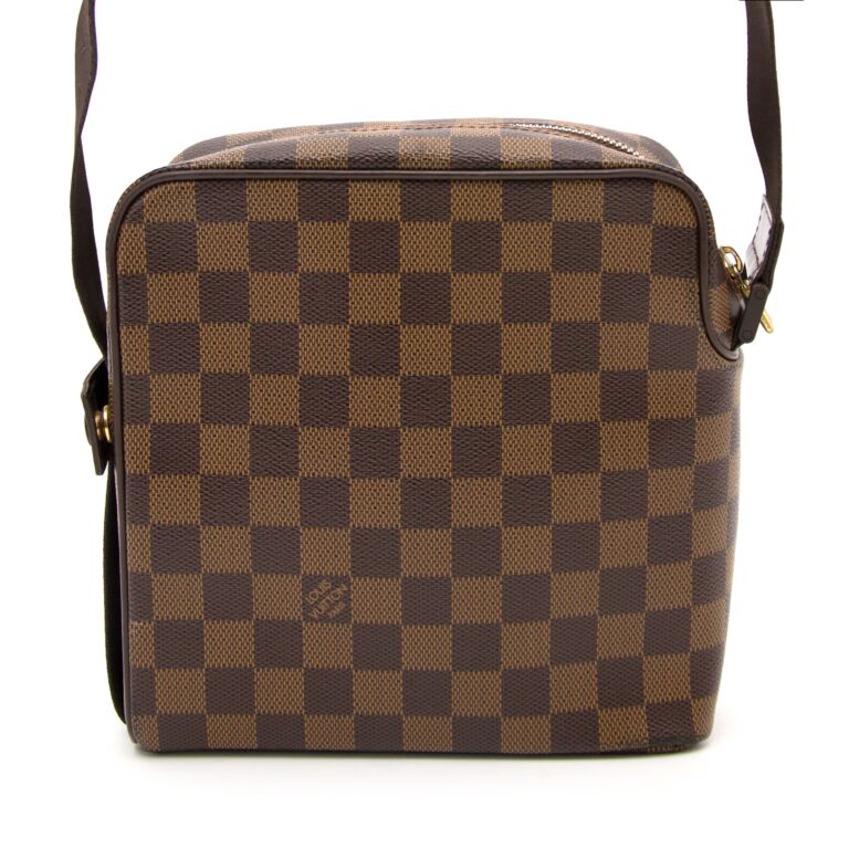 Shop for Louis Vuitton Damier Ebene Canvas Leather Olav PM Messenger Bag -  Shipped from USA