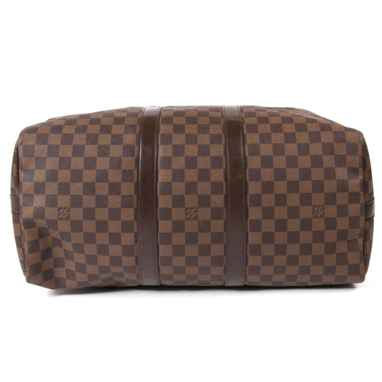 Louis Vuitton Keepall (Rare) Damier Graphite Carbon Fiber Carbone 45 230665  For Sale at 1stDibs