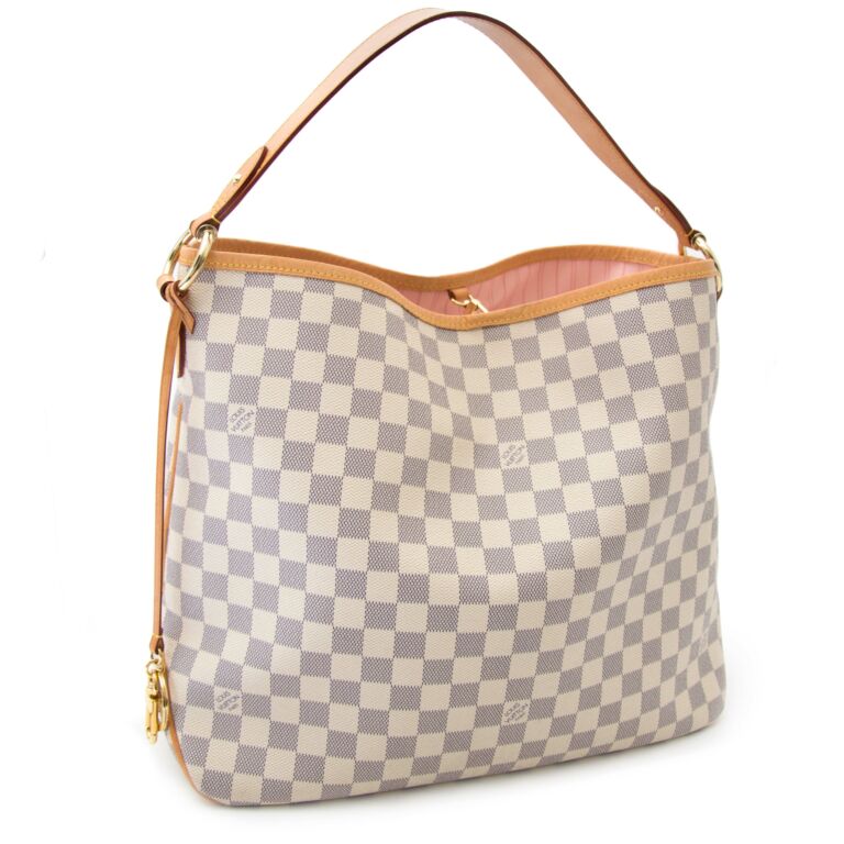 Louis Vuitton Damier Azur Delightful MM ○ Labellov ○ Buy and Sell Authentic  Luxury