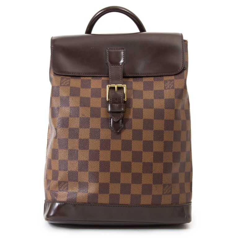 Louis Vuitton Damier Ebene Soho Backpack 12lv2