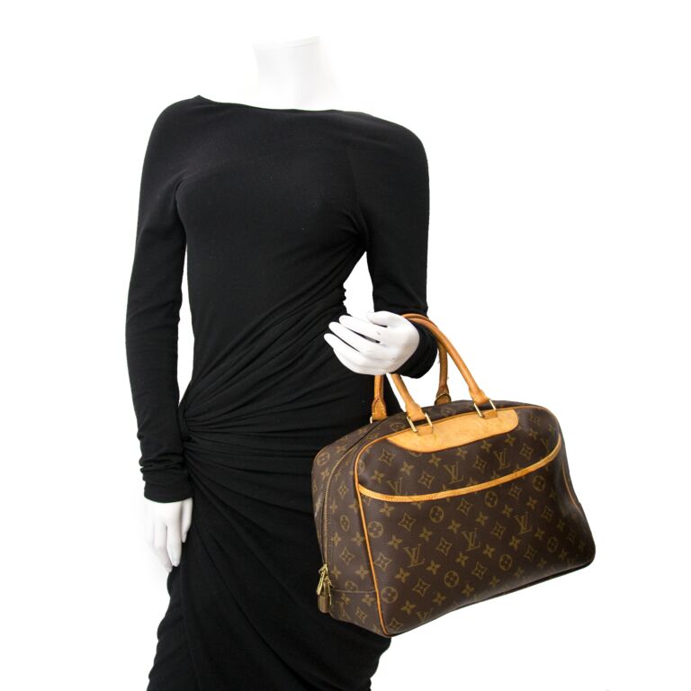 【希少】 LOUIS VUITTON Monogram Deauville ハンドバッグ LOUIS VUITTON Deauville LV Monogram Top Handle Weekend