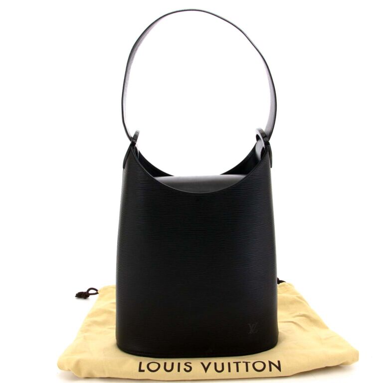 lv epi leather bucket bag