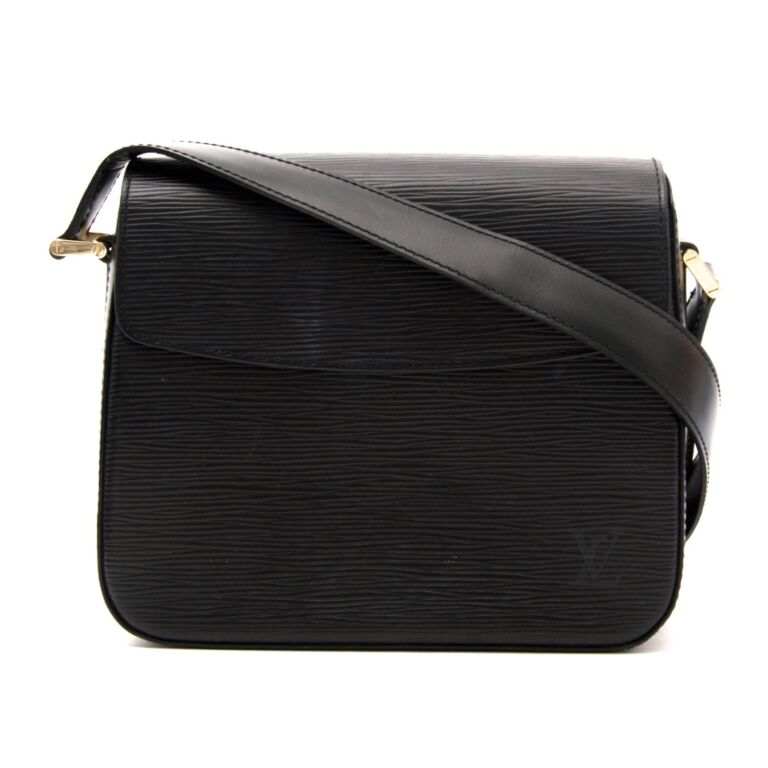 Louis Vuitton Buci Crossbody Bag Black Epi Leather w/ Receipt