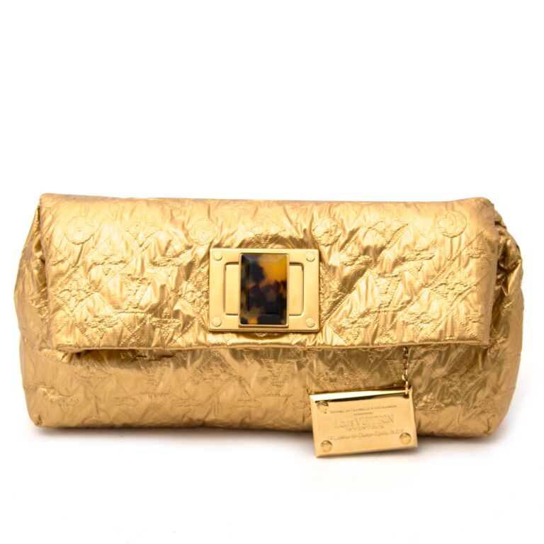 Louis Vuitton 2012 Monogram Limelight Altair Clutch - Gold Clutches,  Handbags - LOU687411