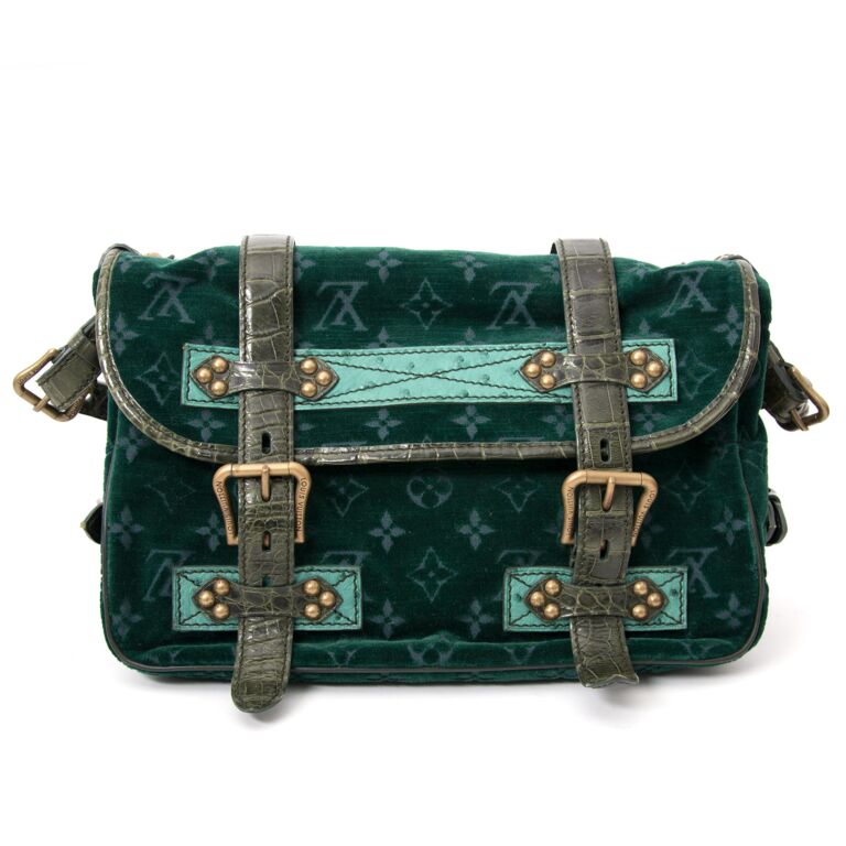 Louis Vuitton シュシュ 緑・青 Made in Italy 楽天市場】ルイ