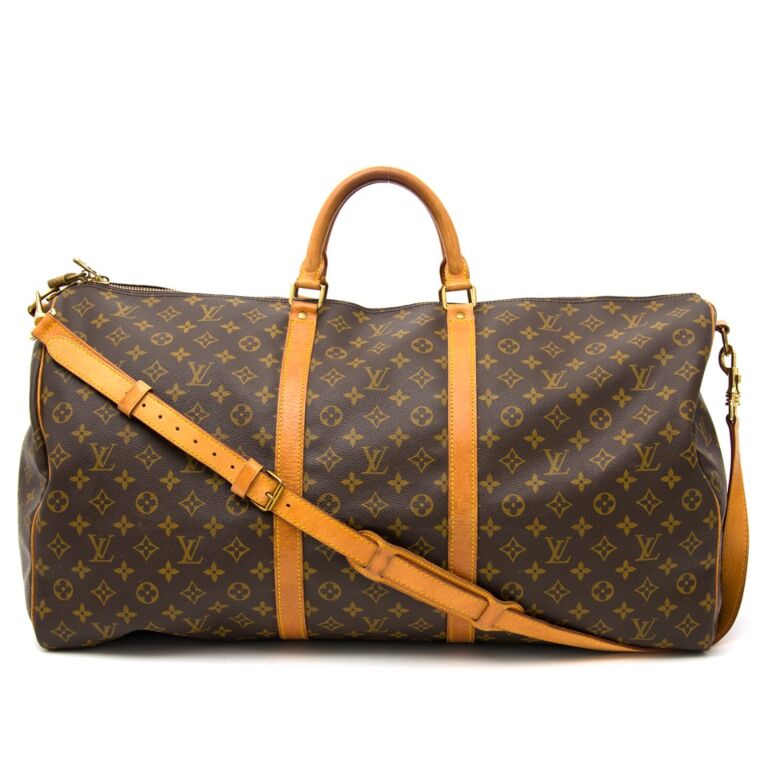 Louis Vuitton Keepall 60 Bandouliere Used (6046)