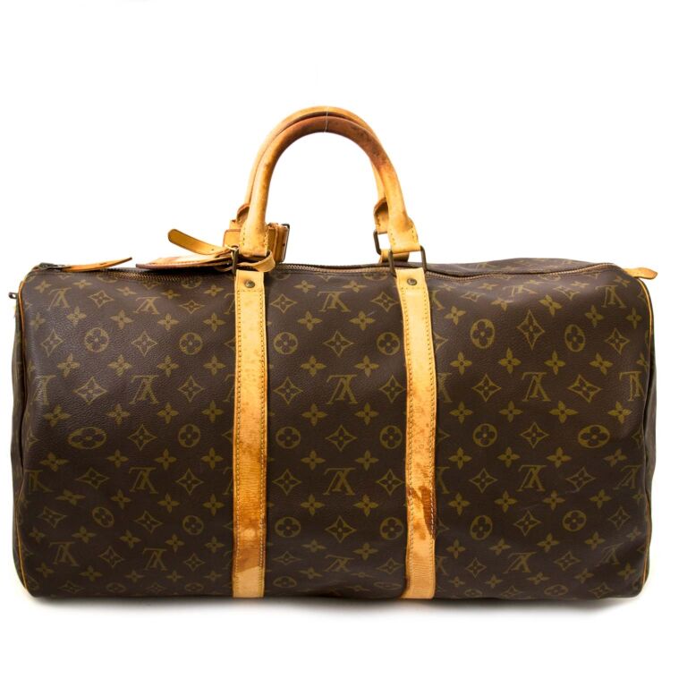 Heritage Vintage: Louis Vuitton Classic Monogram Keepall 55. , Lot  #77017