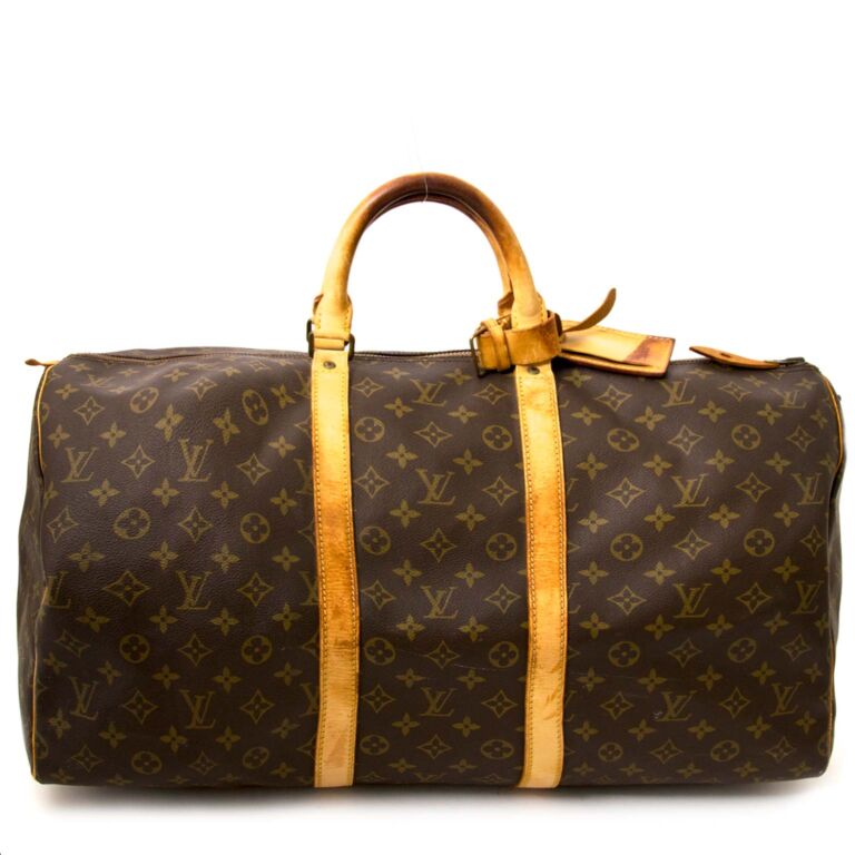 Louis Vuitton Vintage Monogram Keepall 55 Travel Bag SD831, Luxury