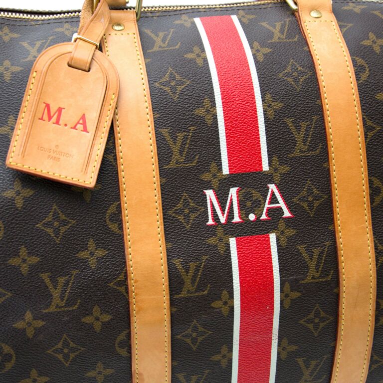 Louis Vuitton Personalised Keepall 50 ○ Labellov ○ Buy and Sell