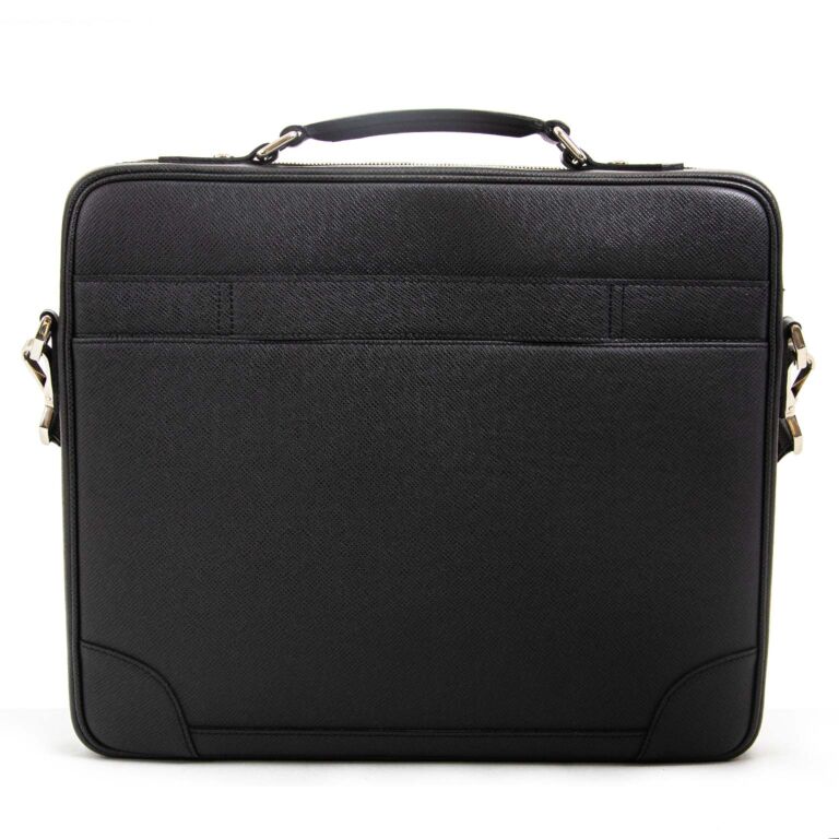 Louis Vuitton Black Taiga Leather Odessa Laptop Bag 917lv17 – Bagriculture