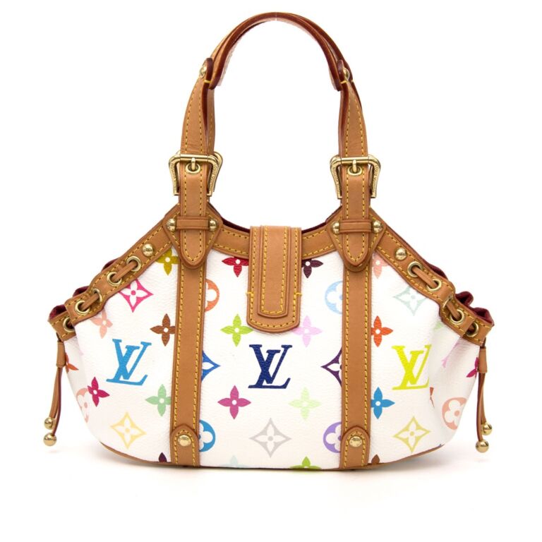 Louis Vuitton Theda Leather Handbag