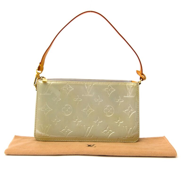 Vintage Louis Vuitton Yellow Vernis Monogram Lexington Pochette Bag VI –  KimmieBBags LLC