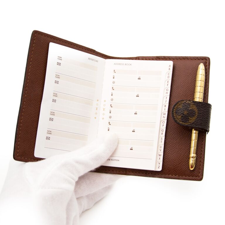その他 LOUIS VUITTON Dairy GUCCI Address book Louis Vuitton Monogram Agenda / Address Book Set + Pen