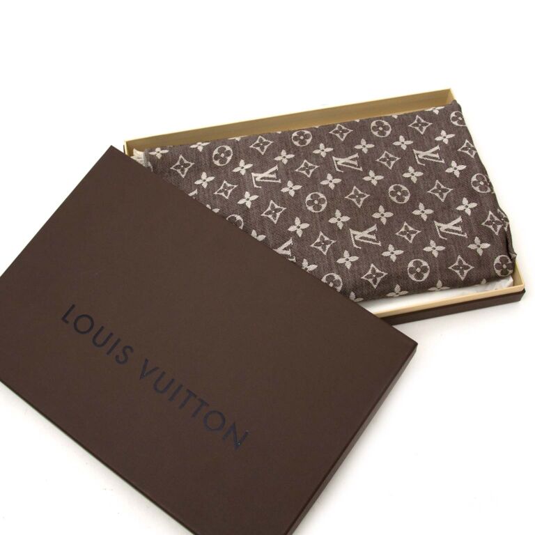 Silk scarf Louis Vuitton Brown in Silk - 25261872