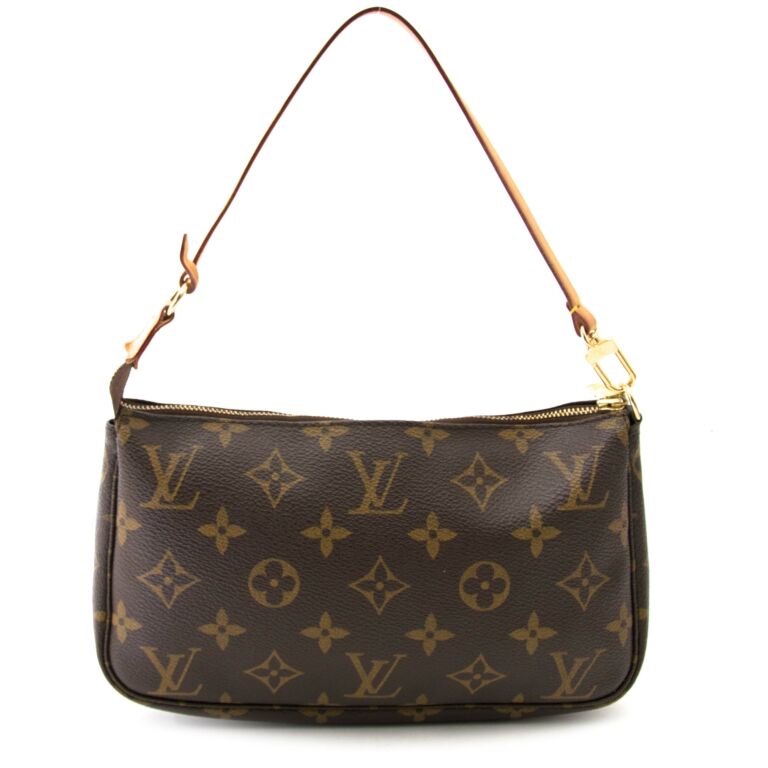 LOUIS VUITTON Monogram Pochette secret Accessory Pouch M45484 LV Auth ep927  Cloth ref.972212 - Joli Closet