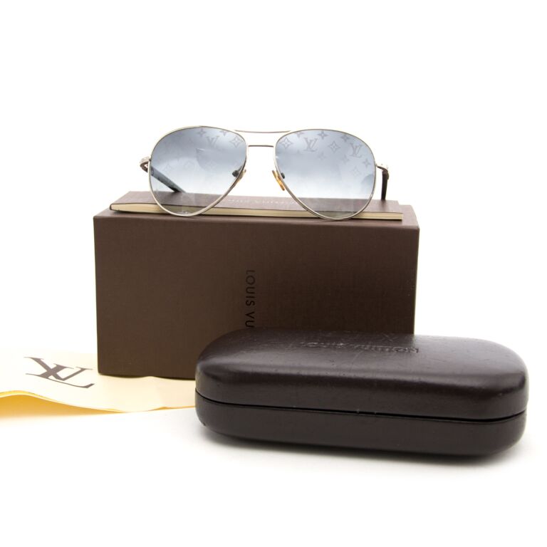 Louis Vuitton aviator Sunglasses with monogram lens. If only I