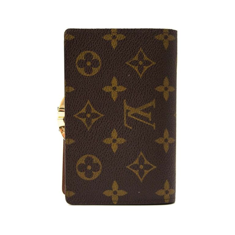 Louis Vuitton Monogram French Kisslock Bifold Wallet ○ Labellov