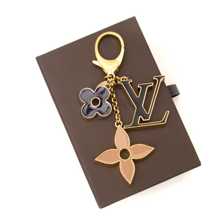 Louis Vuitton Gold Fleur De Key Ring Bag Charm ○ Labellov ○ Buy