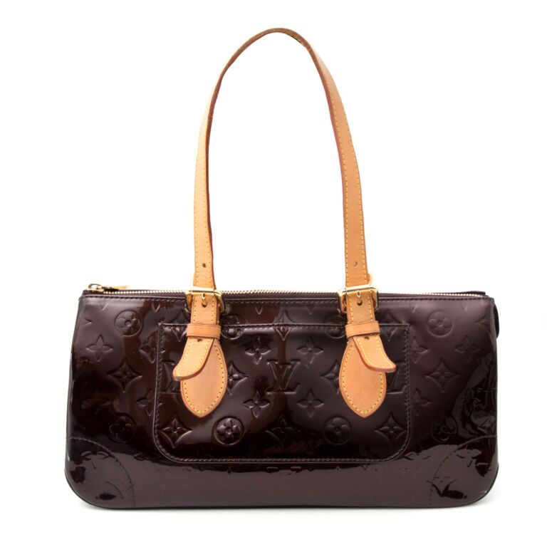 Louis Vuitton Rosewood Ave Amarante Monogram Vernis Shoulder Bag