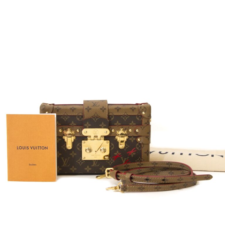 Louis Vuitton - LV m45943 Petite Malle Small Hard Case - Brown / Black  Crossbody