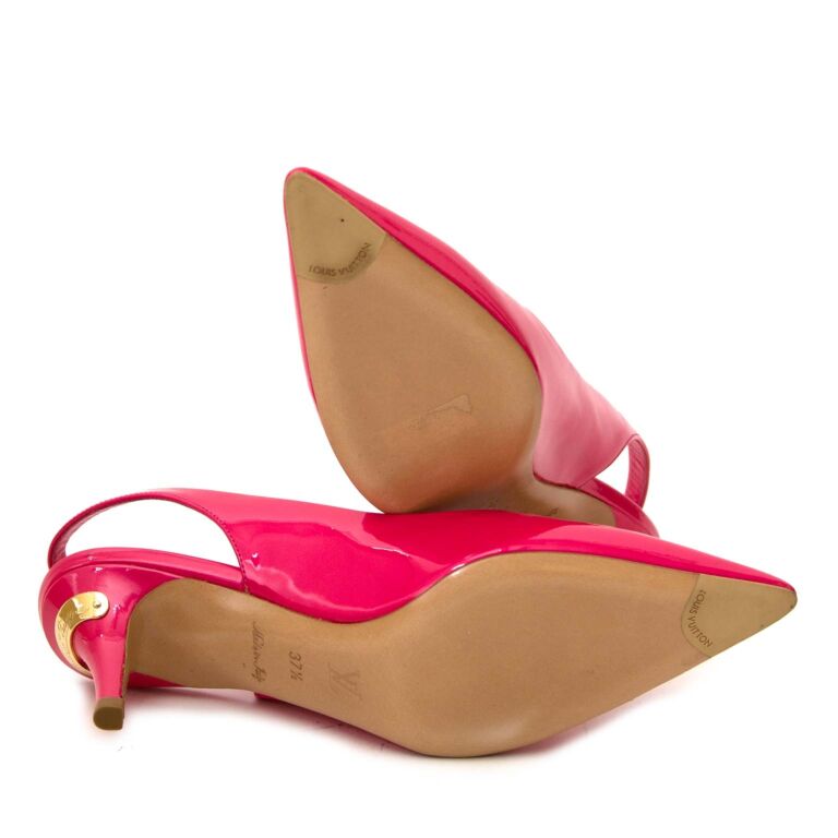 Cloth heels Louis Vuitton Pink size 39 EU in Cloth - 34980752