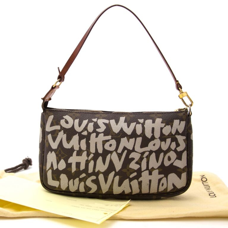 Louis Vuitton x Stephen Sprouse Limited Edition Graffiti Pochette Bag