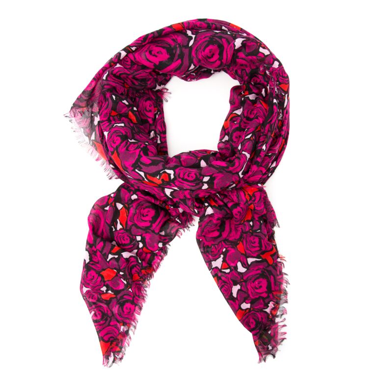 Stephen Sprouse Louis Vuitton Roses Scarf