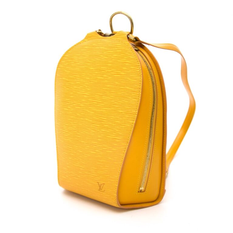 Auth LOUIS VUITTON Epi Mabillon Backpack Yellow M52239 18656912