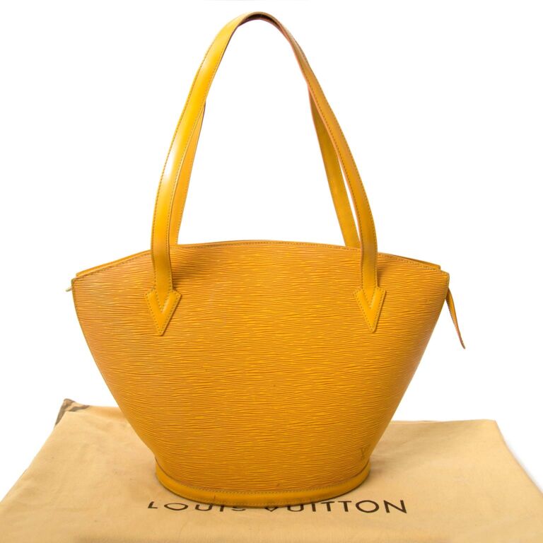 Louis Vuitton Yellow Epi Leather Saint Jacques Shoulder Bag