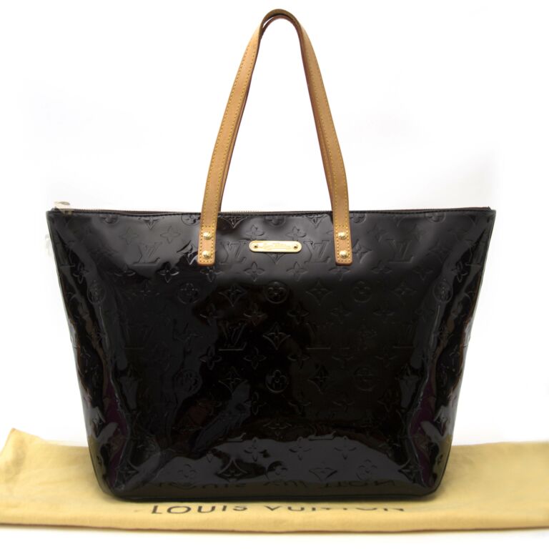 Louis Vuitton Amarante Monogram Vernis Bellevue GM Bag ○ Labellov