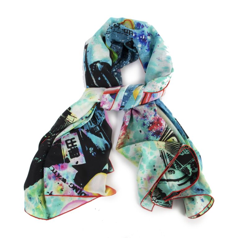 Louis Vuitton Kenny Cosmic Pop Giant Square Scarf ○ Labellov