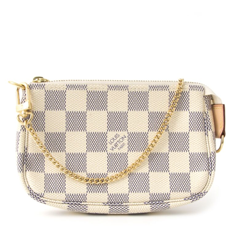 Louis Vuitton Damier Azur Mini Pochette w/ Tags