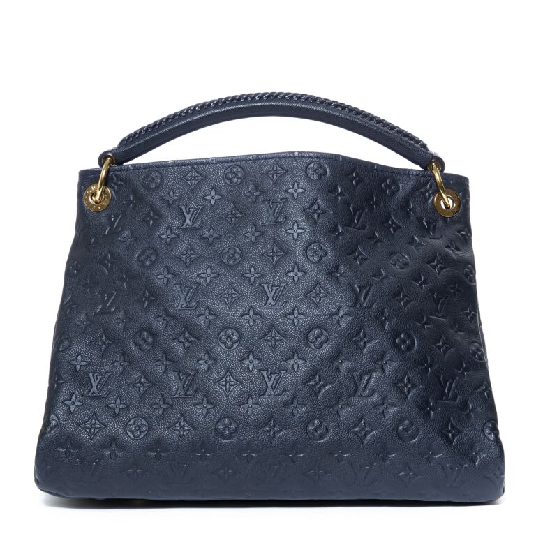 Louis Vuitton, Bags, Louis Vuitton Artsy Mm In Navy Perfect Condition