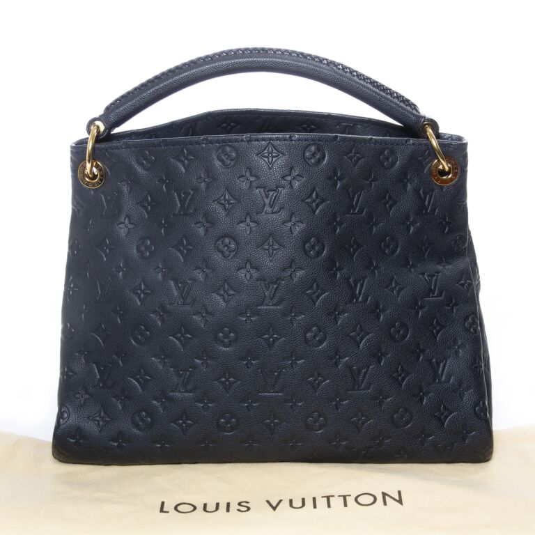 Louis Vuitton Navy Blue Artsy MM Bag Labellov Buy and Sell