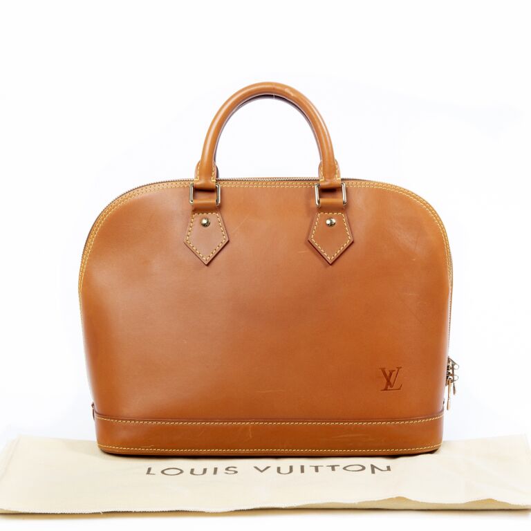 LOUIS VUITTON Alma limited edition vachetta leather – Vintage Carwen