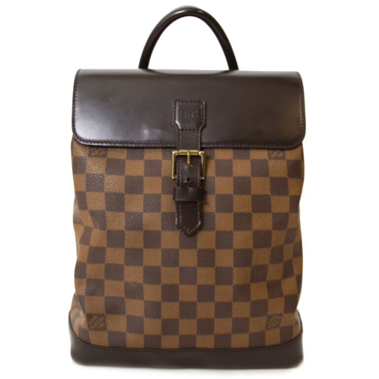 Charming Louis Vuitton Inspired Brown Backpack