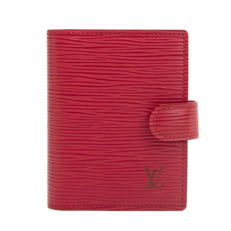 LOUIS VUITTON Epi Small Ring Agenda Cover Tassil 1283603