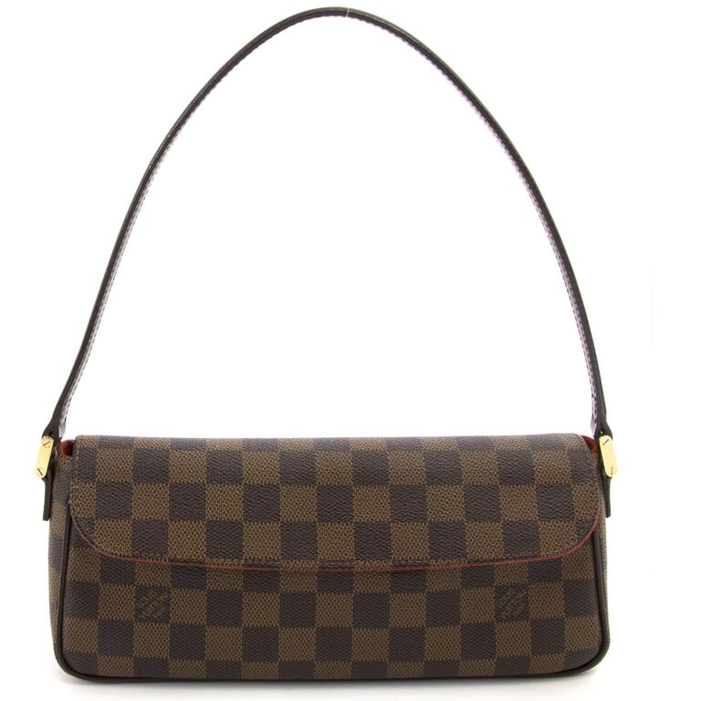 Authenticated Used Louis Vuitton LOUIS VUITTON Damier Recoleta One Shoulder  Bag Ebene N51299 