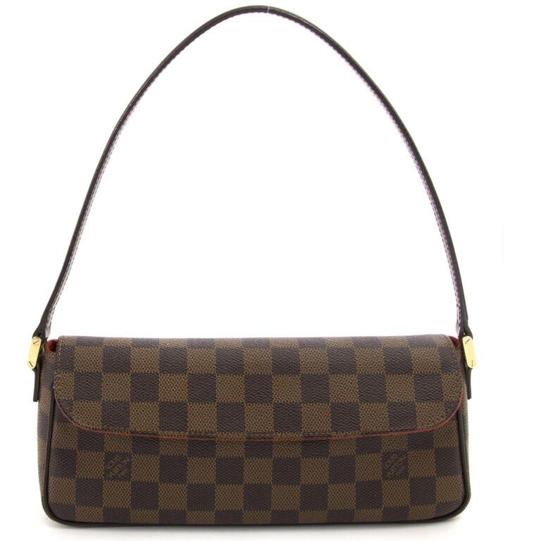 Louis Vuitton Damier Recoleta Shoulder Bag N51299 Ebene Brown PVC Leather  Women's LOUIS VUITTON