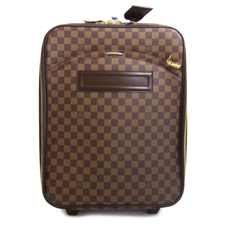 Louis Vuitton Damier Ebene Pegase 45 Rolling Luggage ○ Labellov