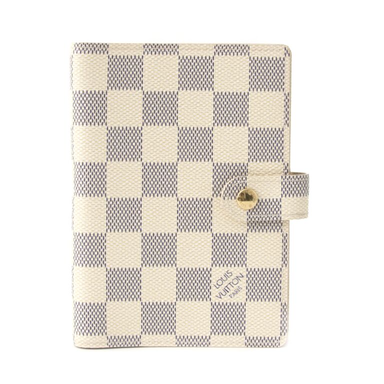 Louis Vuitton Small Damier Azur Ring Agenda Cover